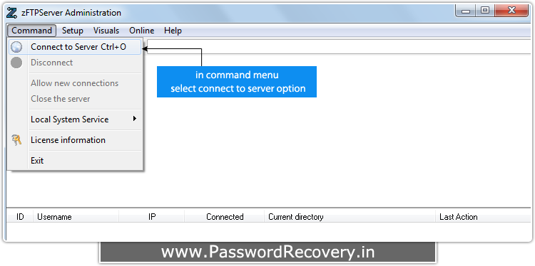 Password Recovery For zFTPServer