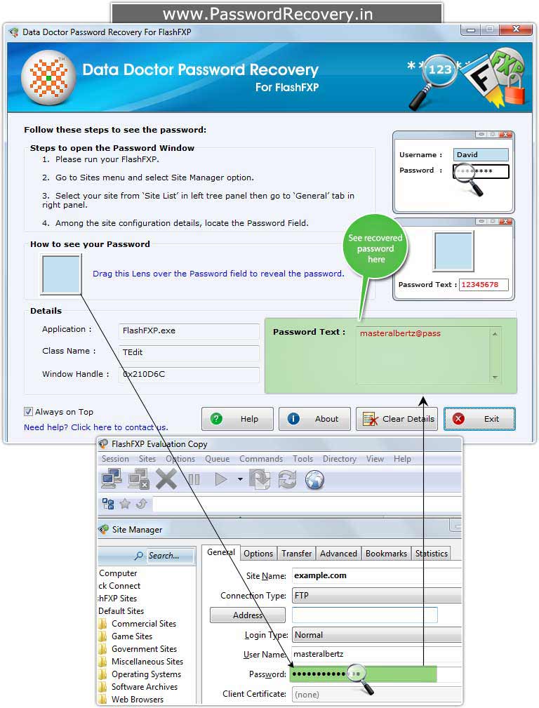 FlashFXP Password Recovery
