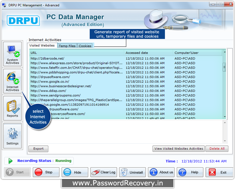 Advance Keylogger Software