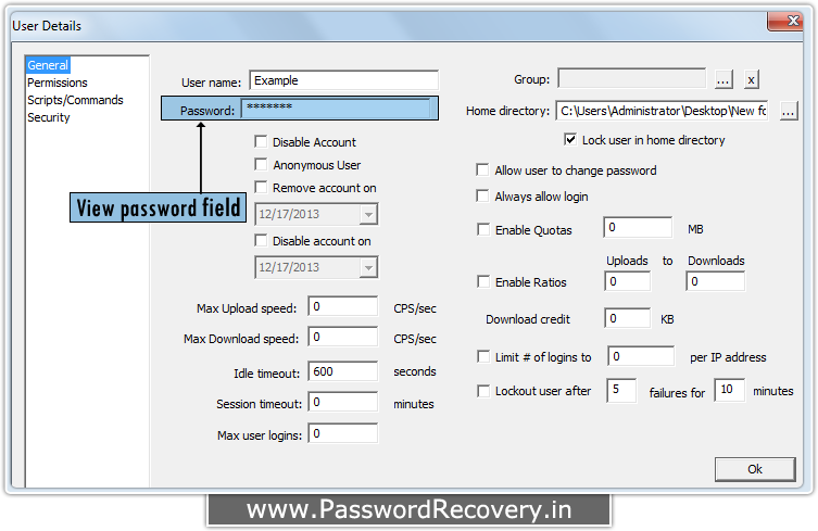 Password Recovery For Core FTP