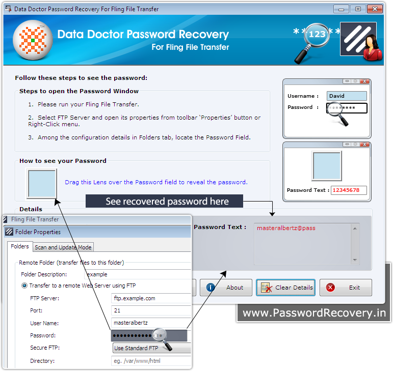 Password Recovery For Fling File Transfer