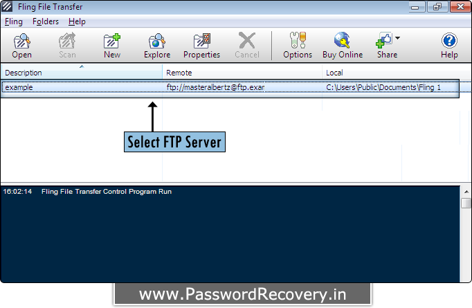 Password Recovery For Fling File Transfer