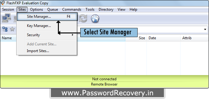 Password Recovery For FlashFXP