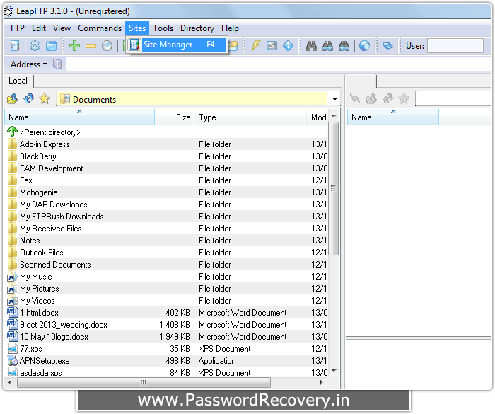 Password Recovery For LeapFTP