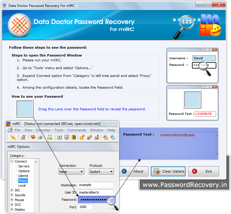 Password Recovery For mIRC