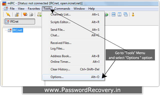 Password Recovery For mIRC