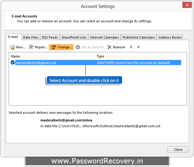 Password Recovery For Outlook