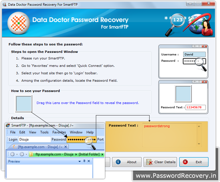 Password Recovery For SmartFTP